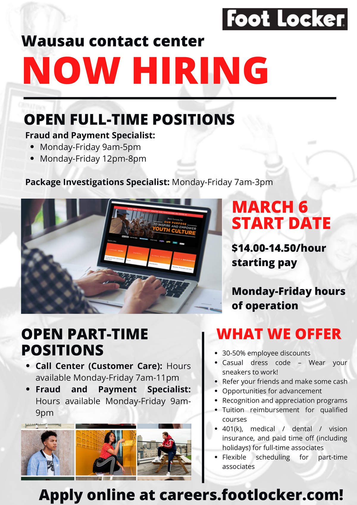 Footlocker Job Opportunity Information
